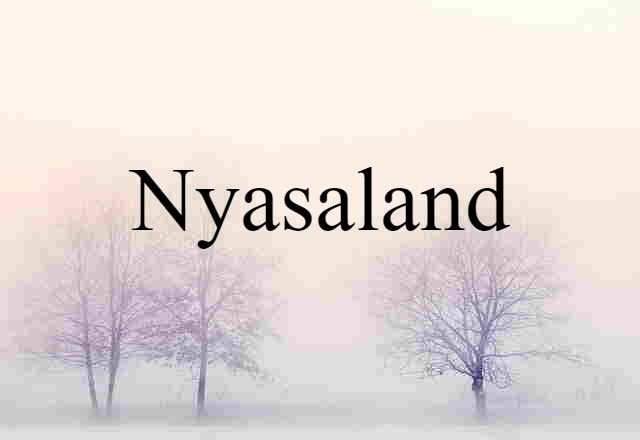 Nyasaland (noun) Definition, Meaning & Examples