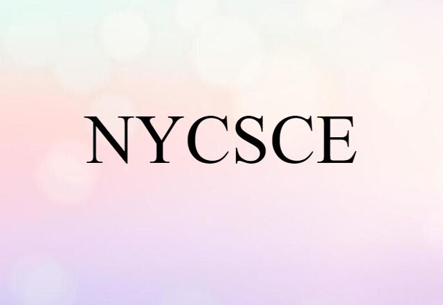 NYCSCE