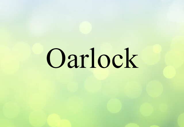 oarlock