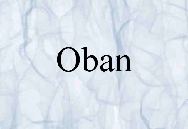 Oban