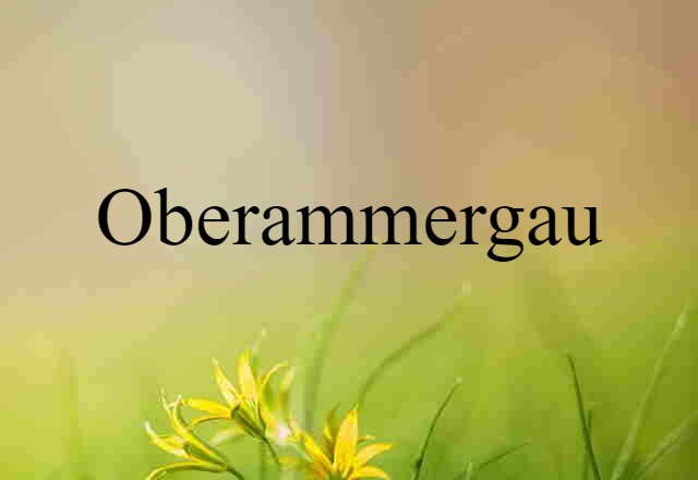 Oberammergau