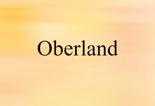 Oberland