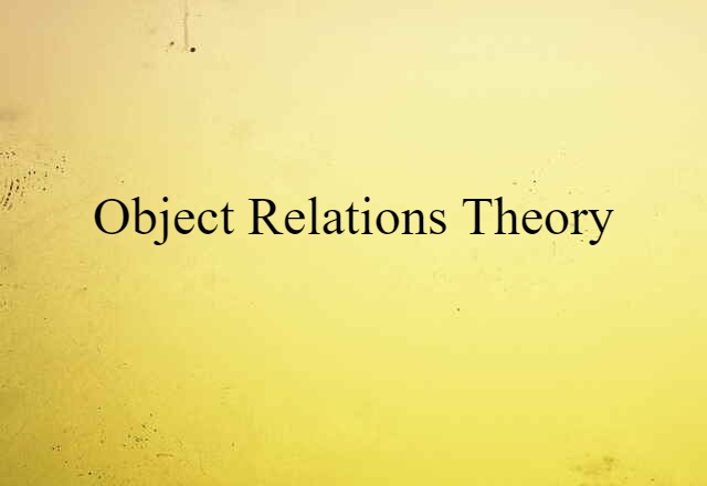 object relations theory