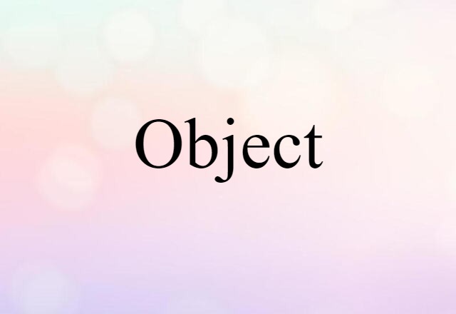 object