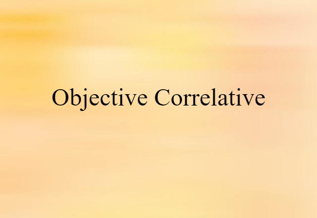 objective correlative