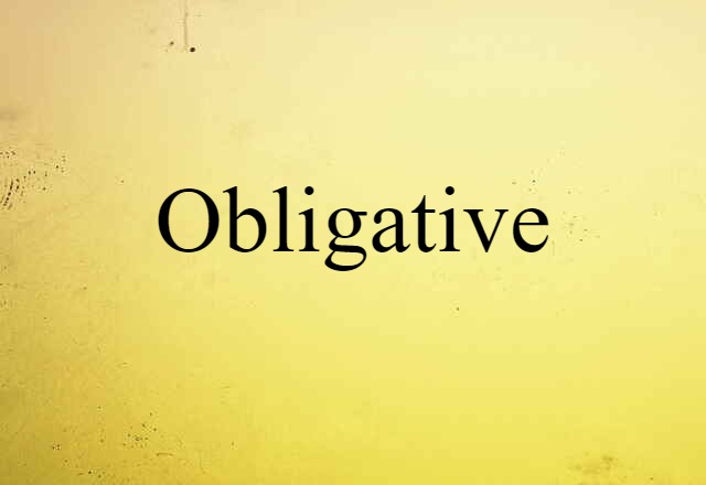 obligative