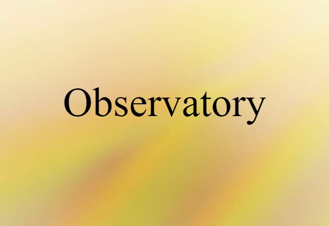 observatory