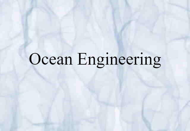 ocean engineering