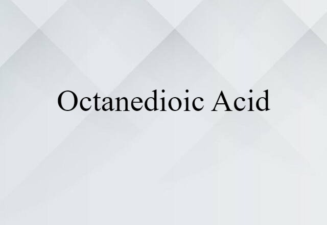 octanedioic acid