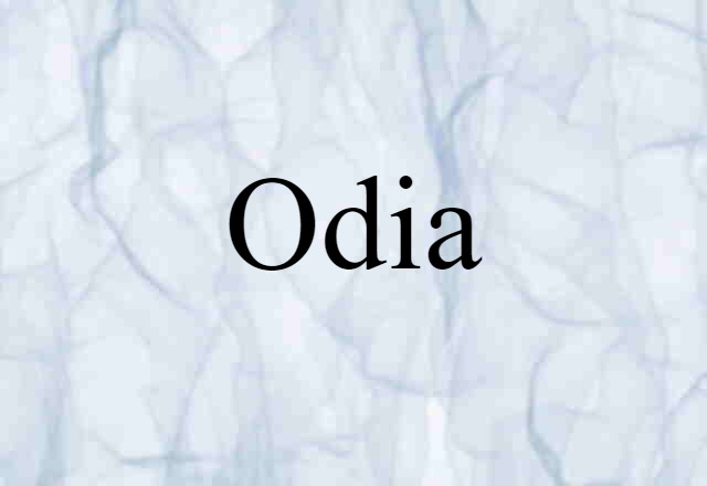 Odia