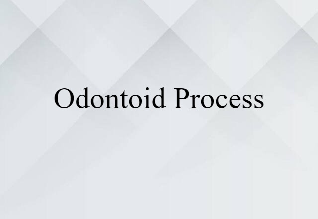 odontoid process