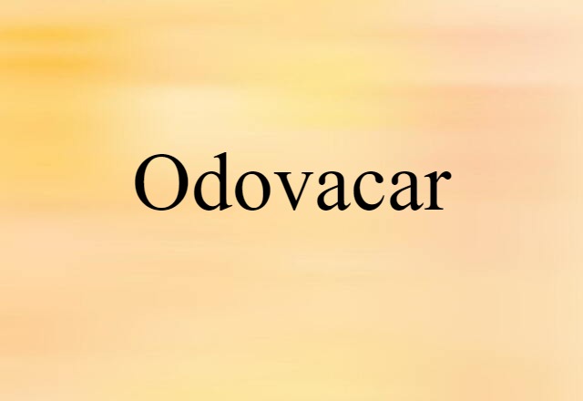 Odovacar