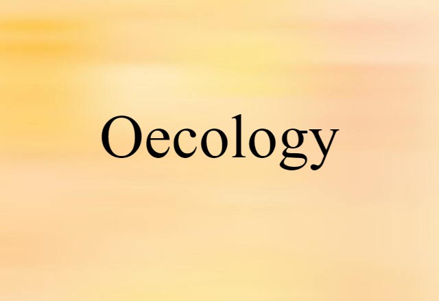 oecology