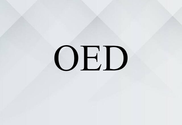 OED