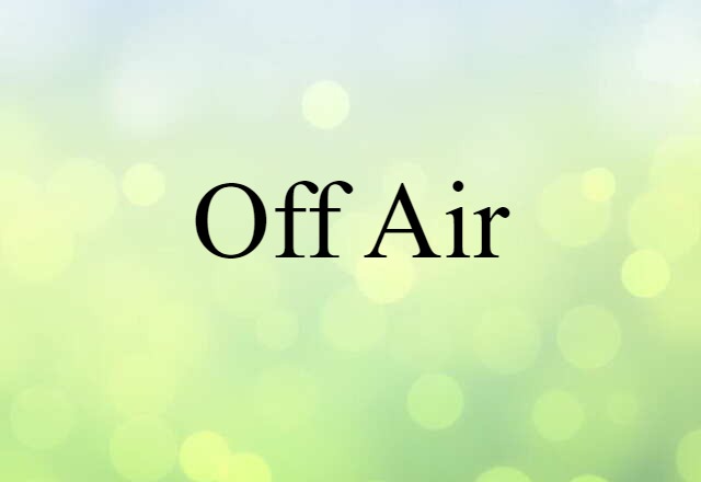 off-air