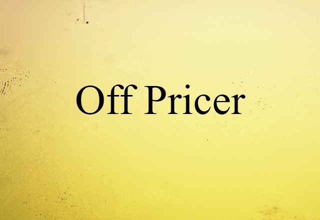 off-pricer