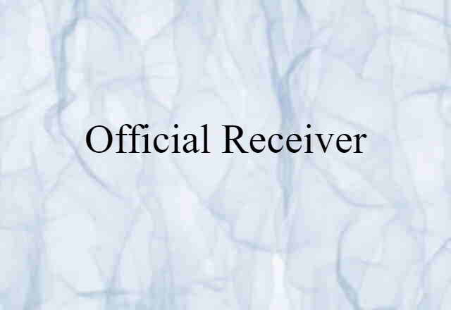 Official Receiver