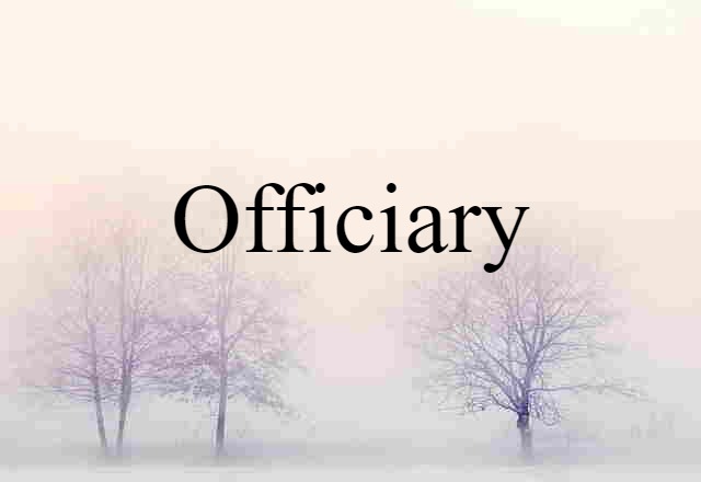 officiary