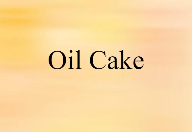 oil cake