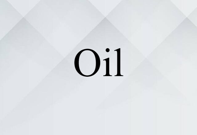 oil