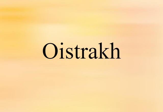 Oistrakh