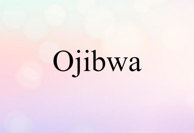 Ojibwa