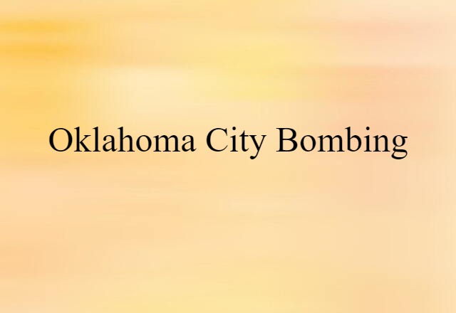 Oklahoma City Bombing