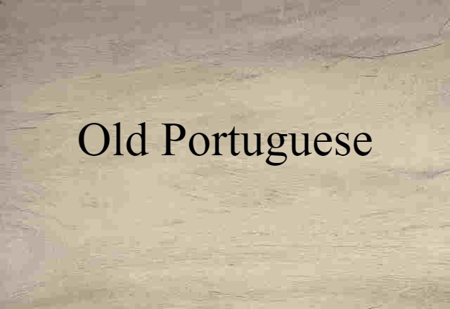 Old Portuguese