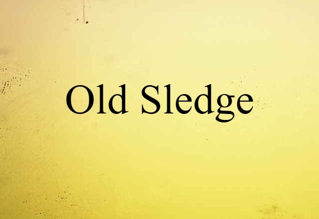 Old Sledge (noun) Definition, Meaning & Examples