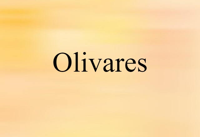 Olivares