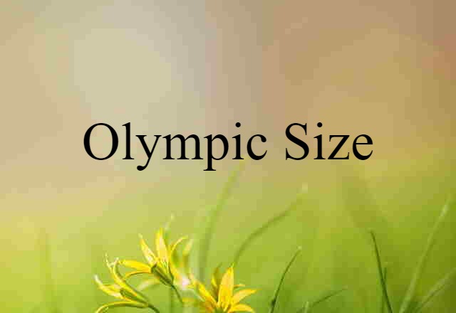 Olympic size