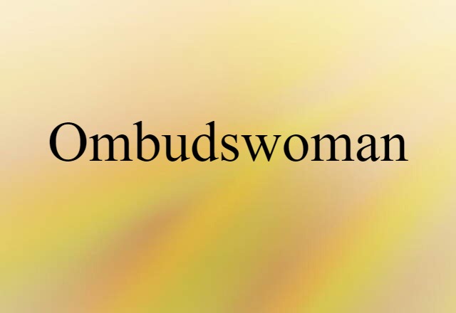 ombudswoman