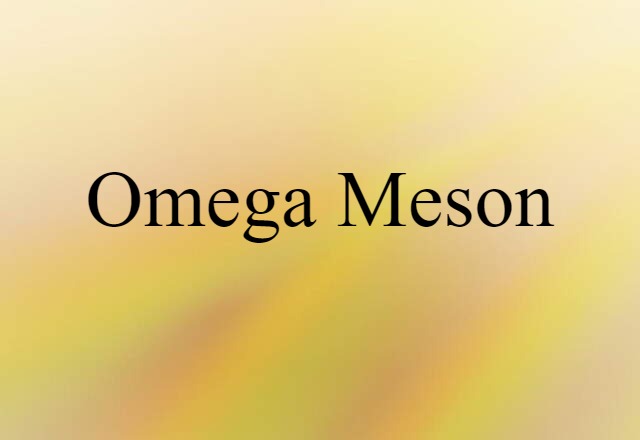 omega meson