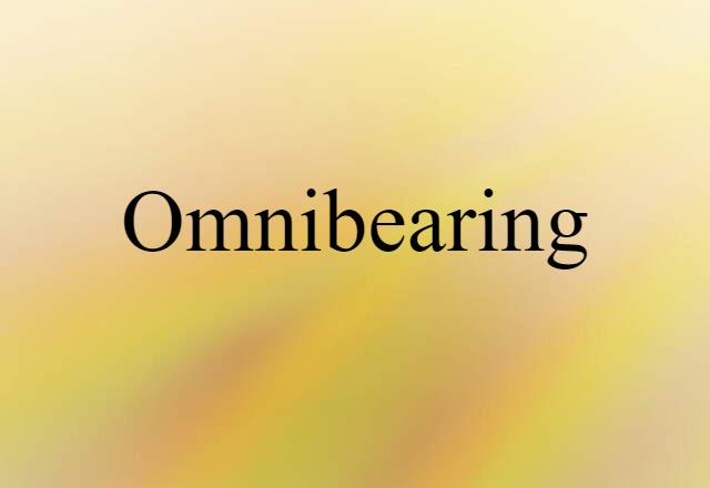 omnibearing