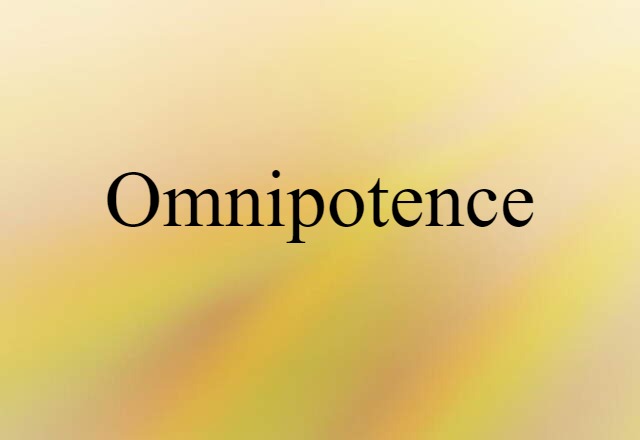 omnipotence