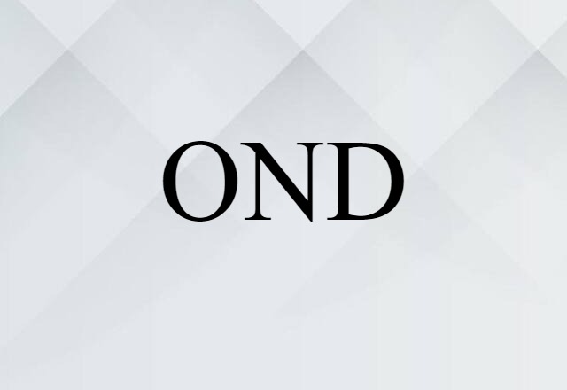 OND