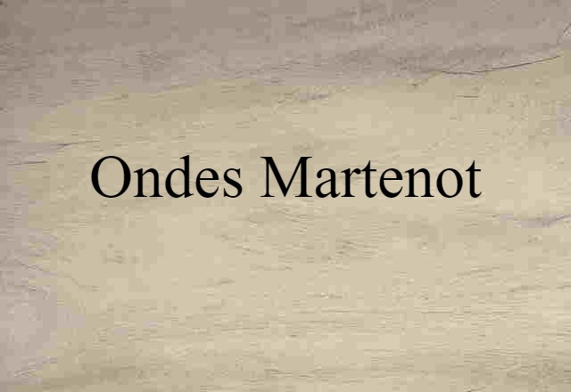 ondes Martenot