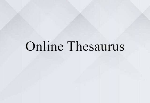 online thesaurus