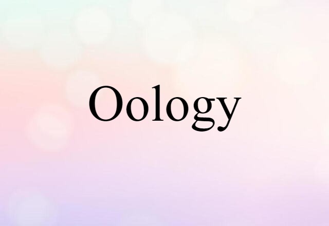 oology