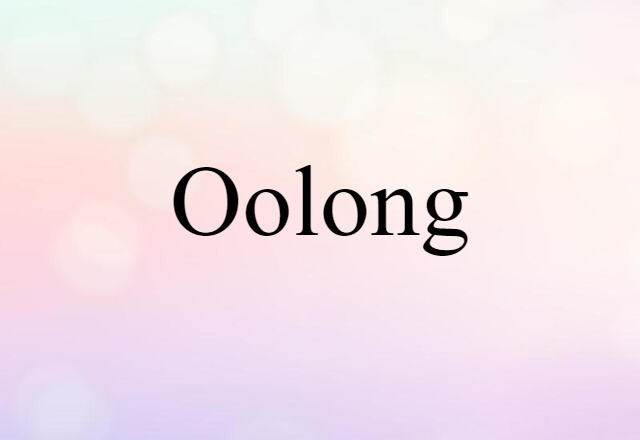 oolong