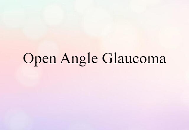 open-angle glaucoma