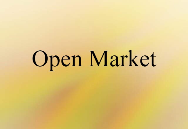 open market