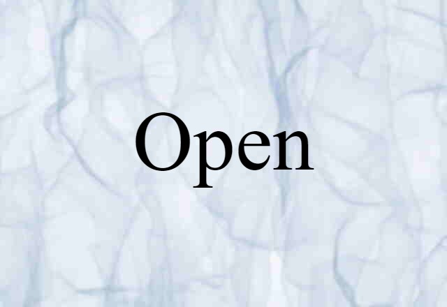 open