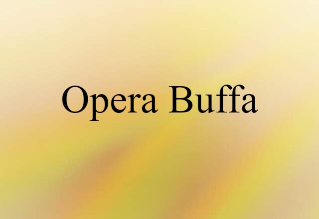 opera buffa