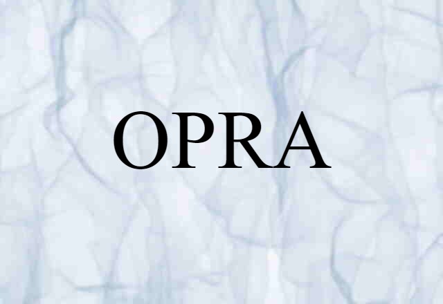 OPRA