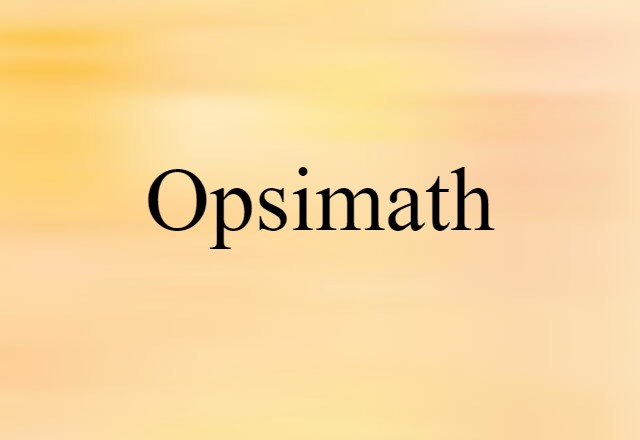 opsimath