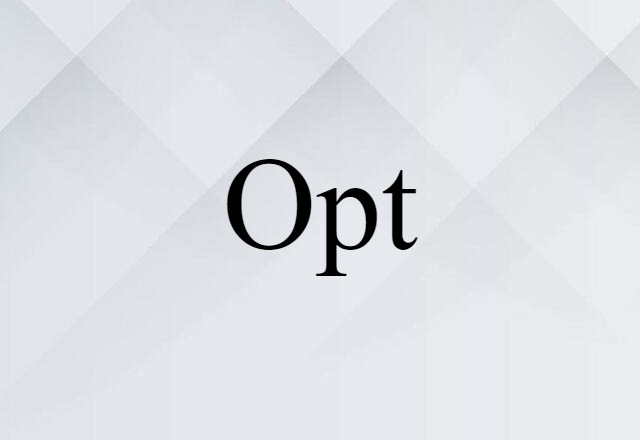 opt