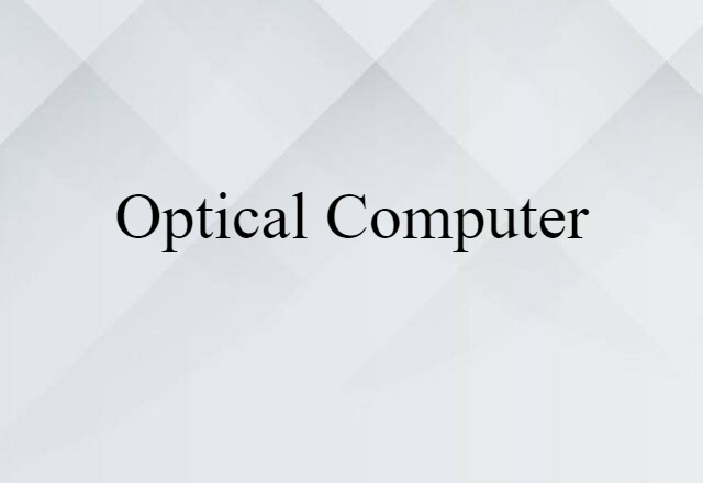 optical computer