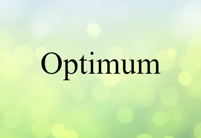 optimum