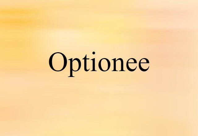 optionee